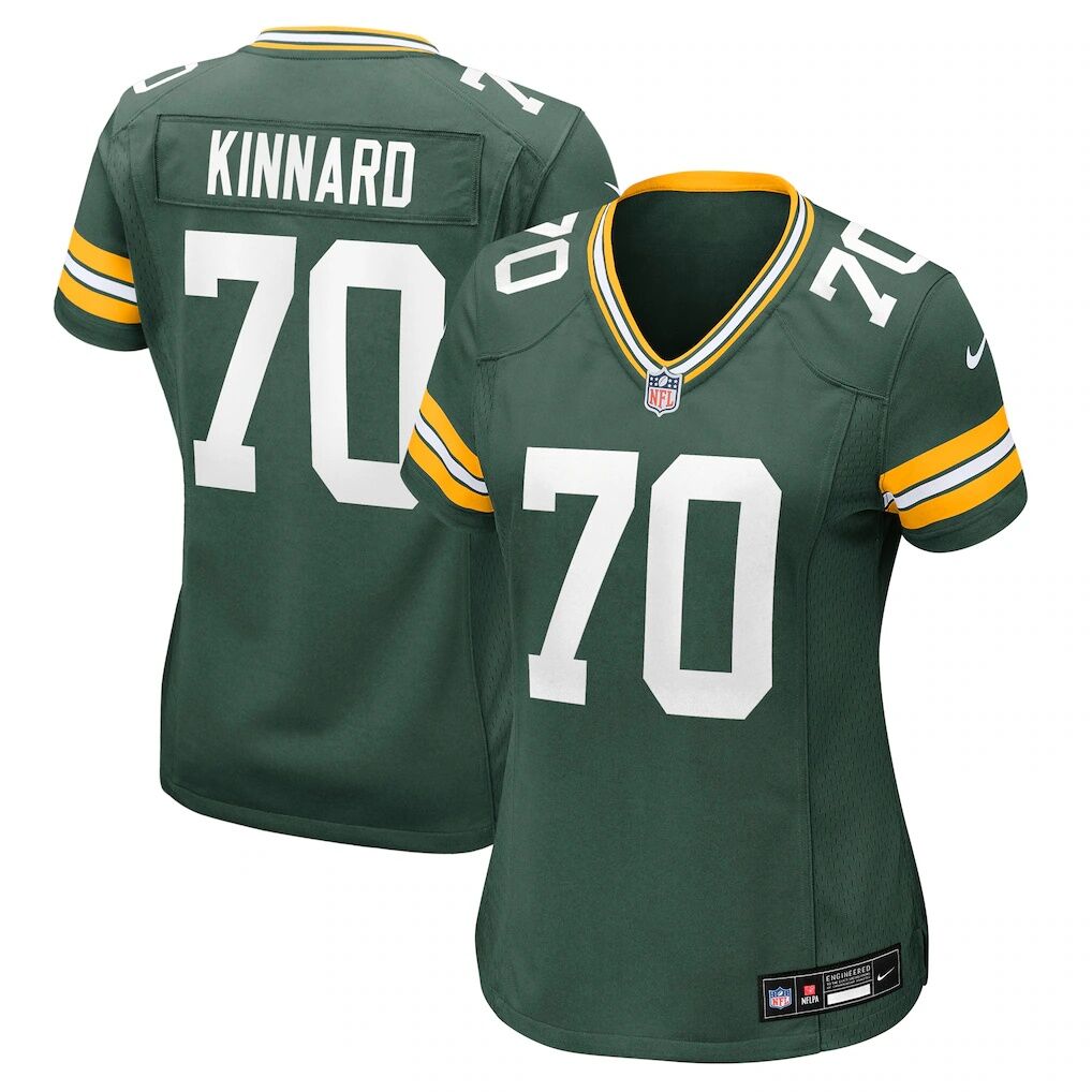 Darian Kinnard Green Bay Packers Nike Women's Team Game Jersey