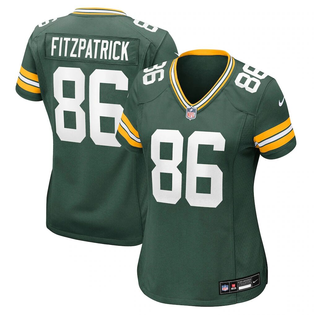 John FitzPatrick Green Bay Packers Nike Women's Team Game Jersey