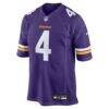 Myles Price Minnesota Vikings Nike Team Game Jersey - Purple - Side View