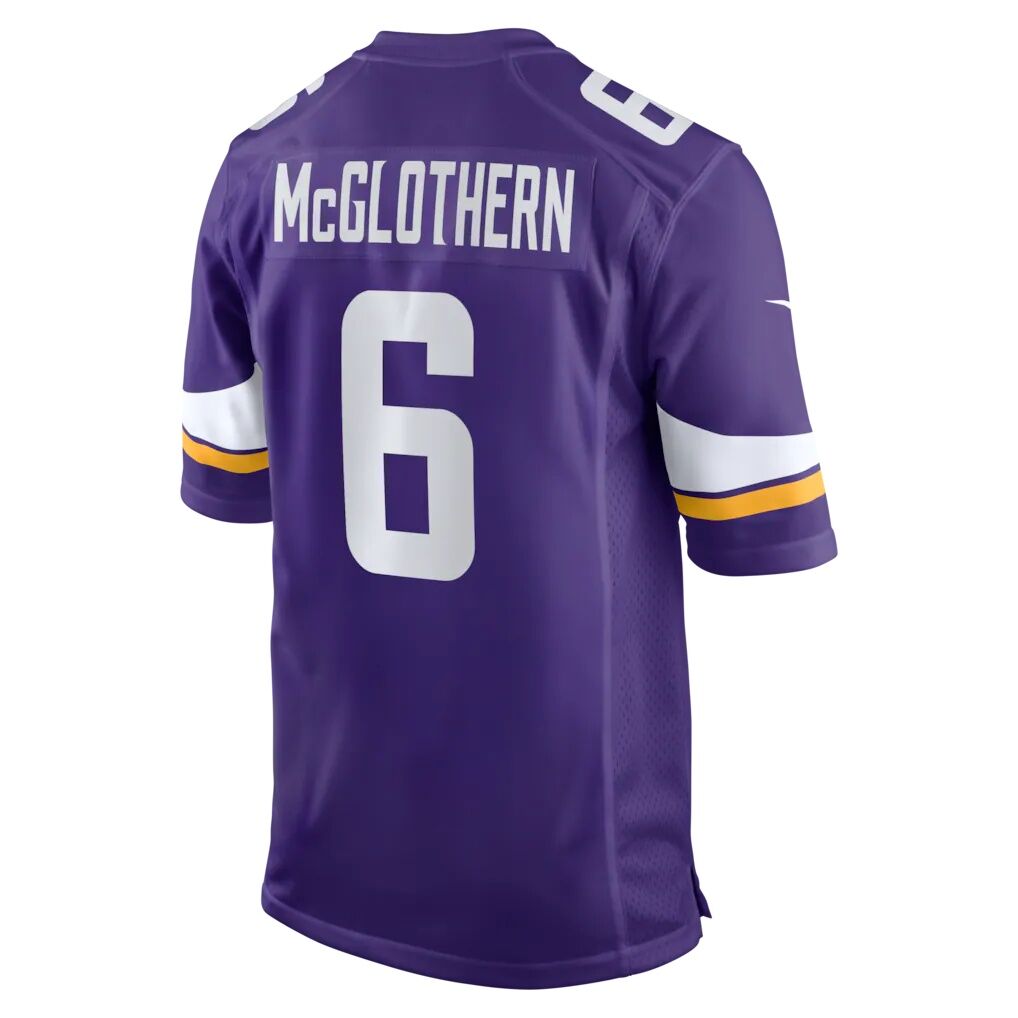 Dwight McGlothern Minnesota Vikings Nike Team Game Jersey