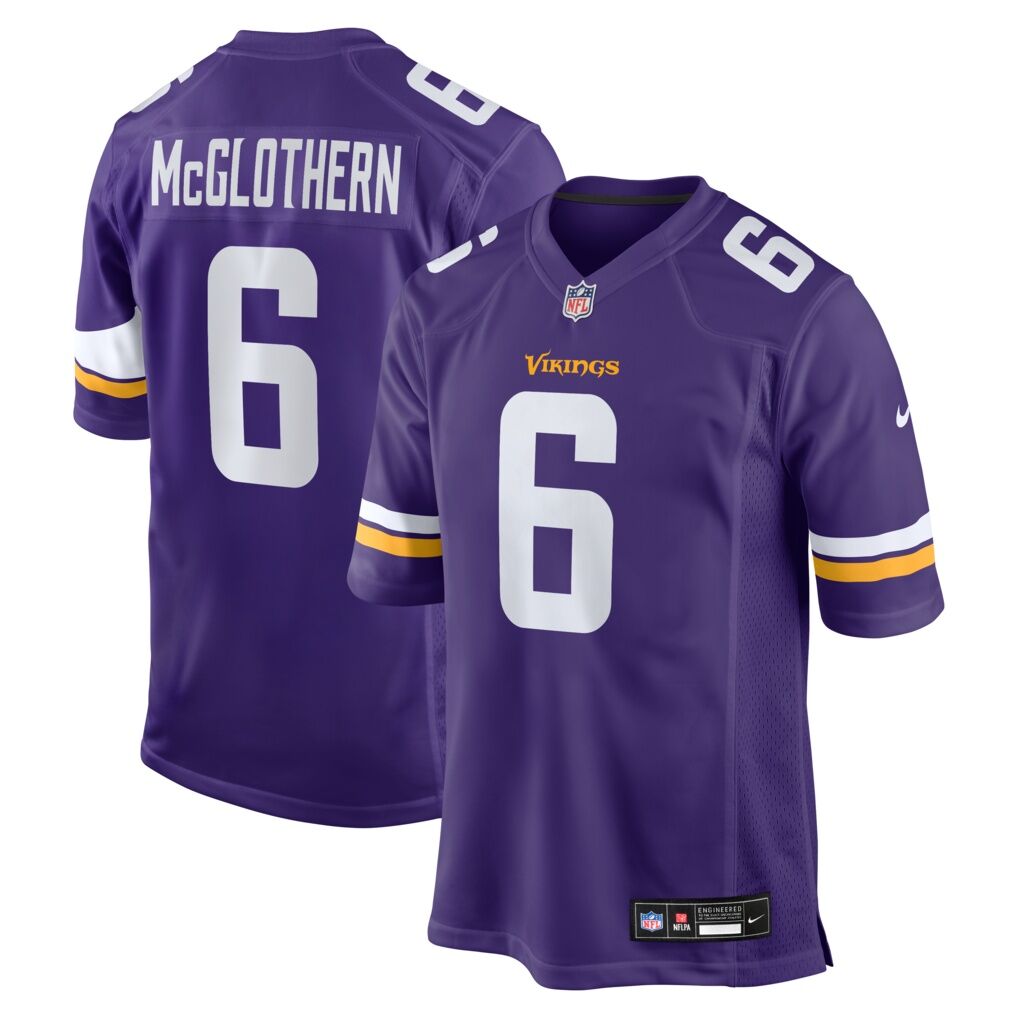 Dwight McGlothern Minnesota Vikings Nike Team Game Jersey