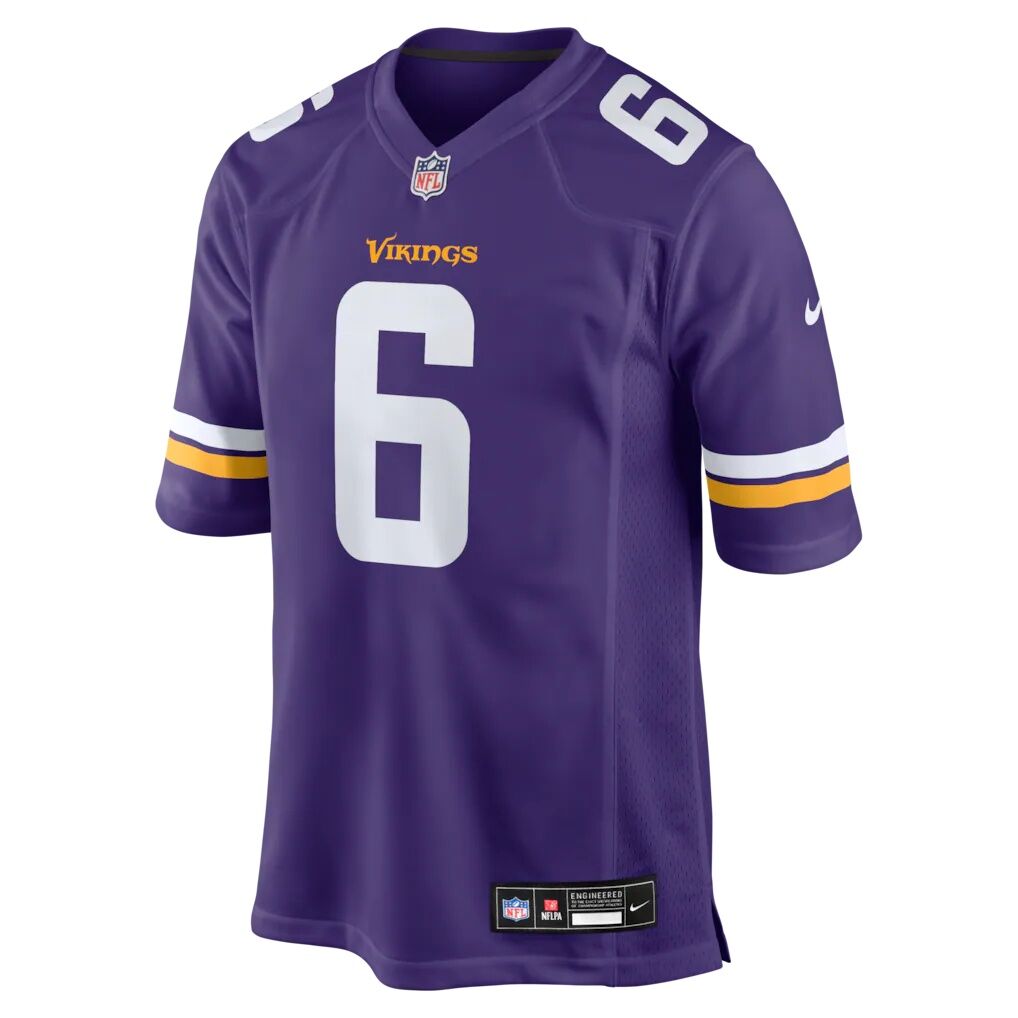 Dwight McGlothern Minnesota Vikings Nike Team Game Jersey