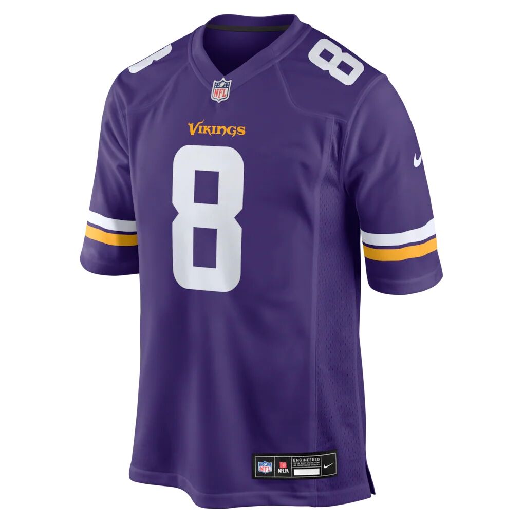 Jeff Okudah Minnesota Vikings Nike Team Game Jersey