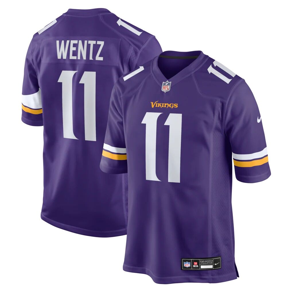 Carson Wentz Minnesota Vikings Nike Team Game Jersey