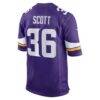 Zavier Scott Minnesota Vikings Nike Team Game Jersey - Purple - Detail View