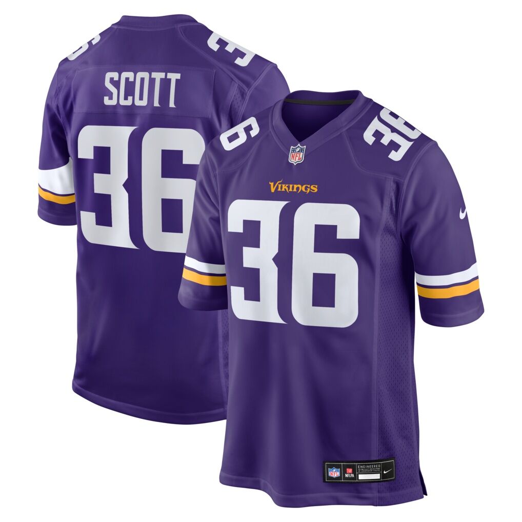 Zavier Scott Minnesota Vikings Nike Team Game Jersey