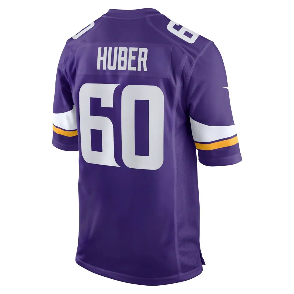 Joe Huber Minnesota Vikings Nike Team Game Jersey