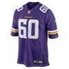 Joe Huber Minnesota Vikings Nike Team Game Jersey - Purple - Side View