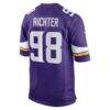 Bo Richter Minnesota Vikings Nike Team Game Jersey - Purple - Detail View