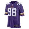 Bo Richter Minnesota Vikings Nike Team Game Jersey - Purple - Side View