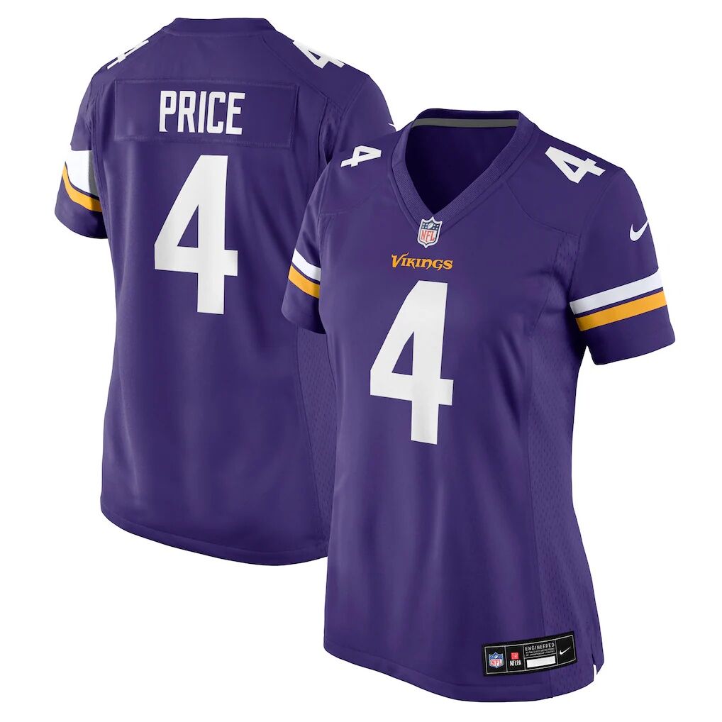 Myles Price Minnesota Vikings Nike Women's Team Game Jersey