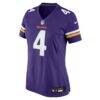 Myles Price Minnesota Vikings Nike Women's Team Game Jersey - Purple - Side View