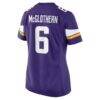 Dwight McGlothern Minnesota Vikings Nike Women's Team Game Jersey - Purple - Detail View
