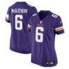Dwight McGlothern Minnesota Vikings Nike Women's Team Game Jersey - Purple - Front View
