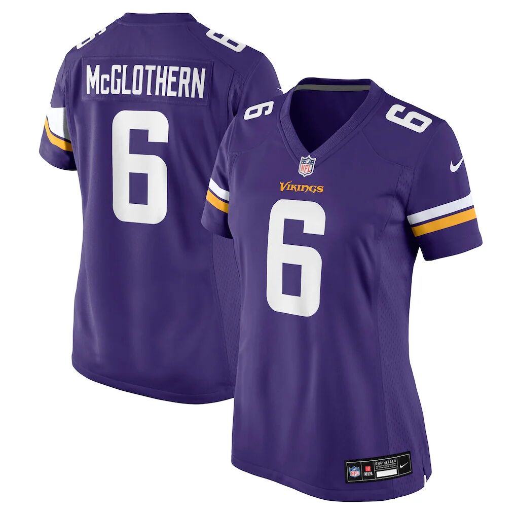 Dwight McGlothern Minnesota Vikings Nike Women's Team Game Jersey