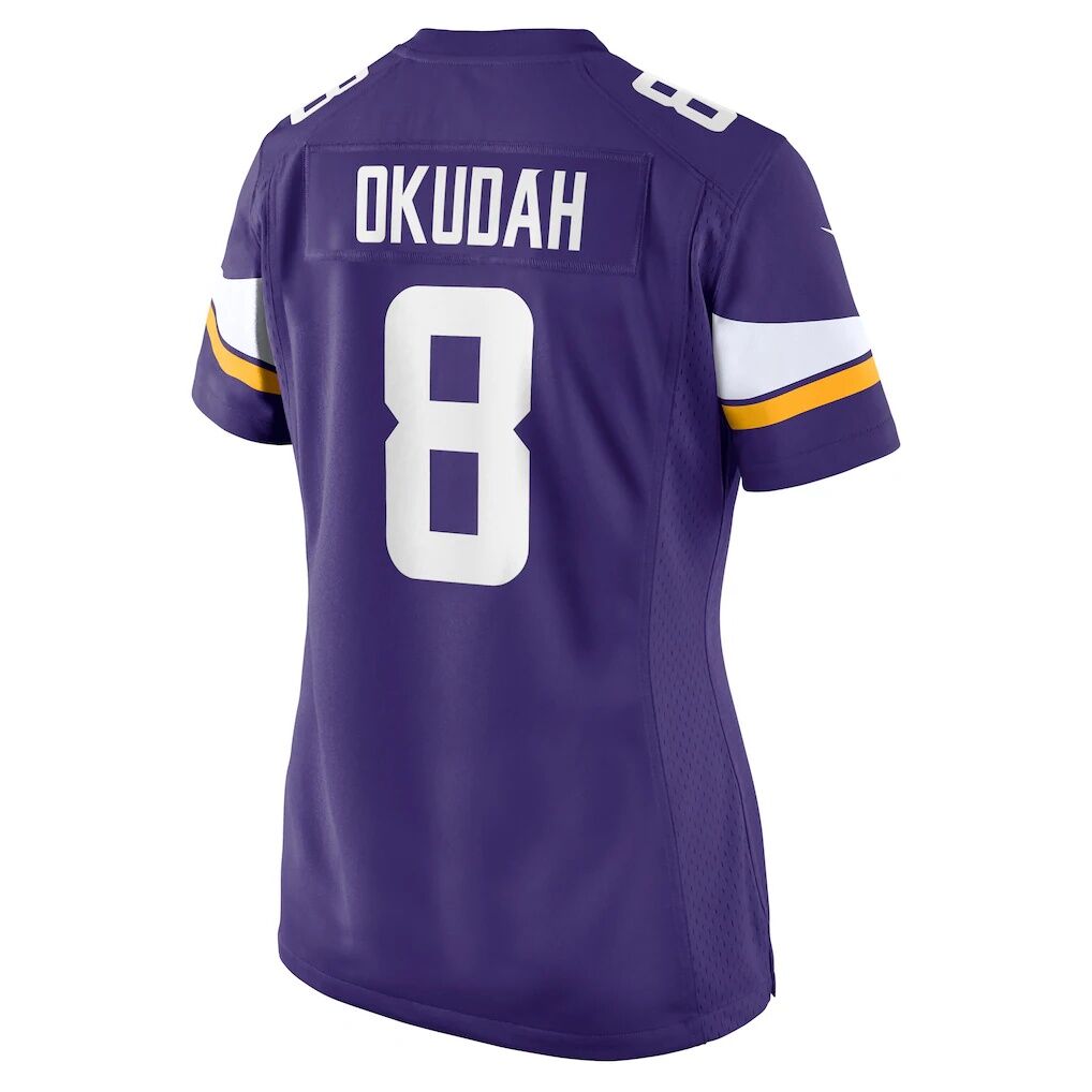 Jeff Okudah Minnesota Vikings Nike Women's Team Game Jersey
