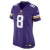 Jeff Okudah Minnesota Vikings Nike Women's Team Game Jersey - Purple - Side View