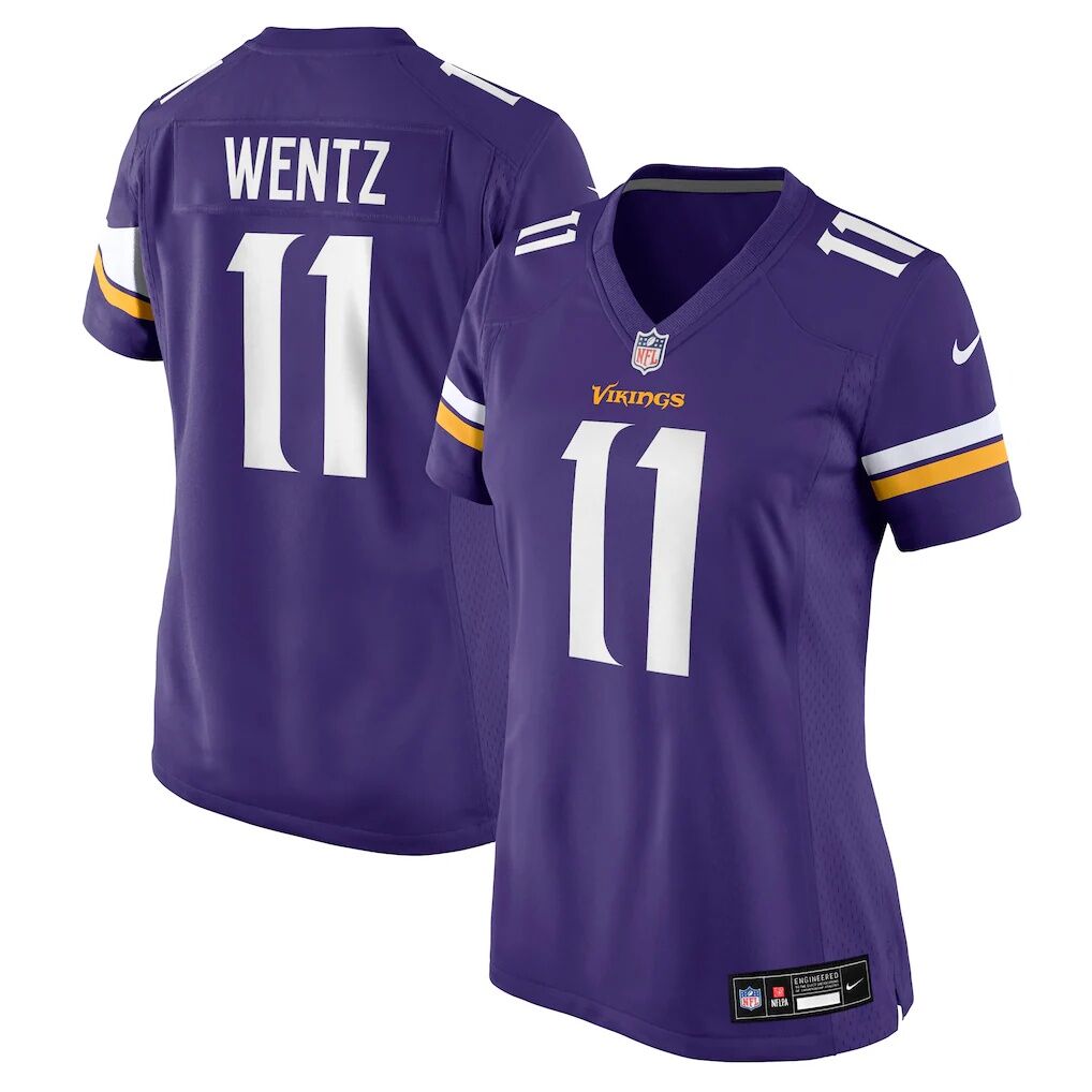 Carson Wentz Minnesota Vikings Nike Women's Team Game Jersey