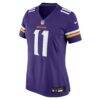 Carson Wentz Minnesota Vikings Nike Women's Team Game Jersey - Purple - Side View