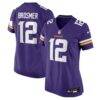 Max Brosmer Minnesota Vikings Nike Women's Team Game Jersey - Purple - Front View