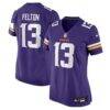 Tai Felton Minnesota Vikings Nike Women's Team Game Jersey - Purple - Front View