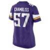 Chaz Chambliss Minnesota Vikings Nike Women's Team Game Jersey - Purple - Detail View