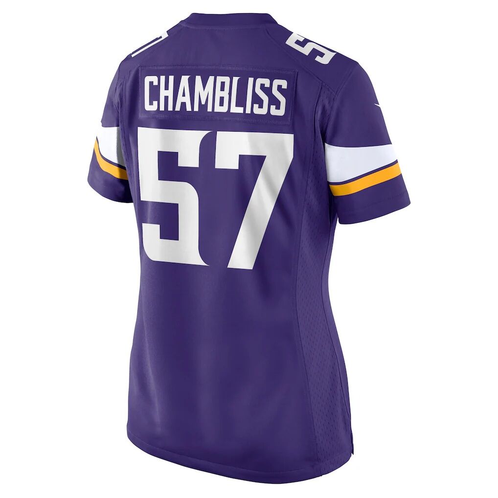 Chaz Chambliss Minnesota Vikings Nike Women's Team Game Jersey