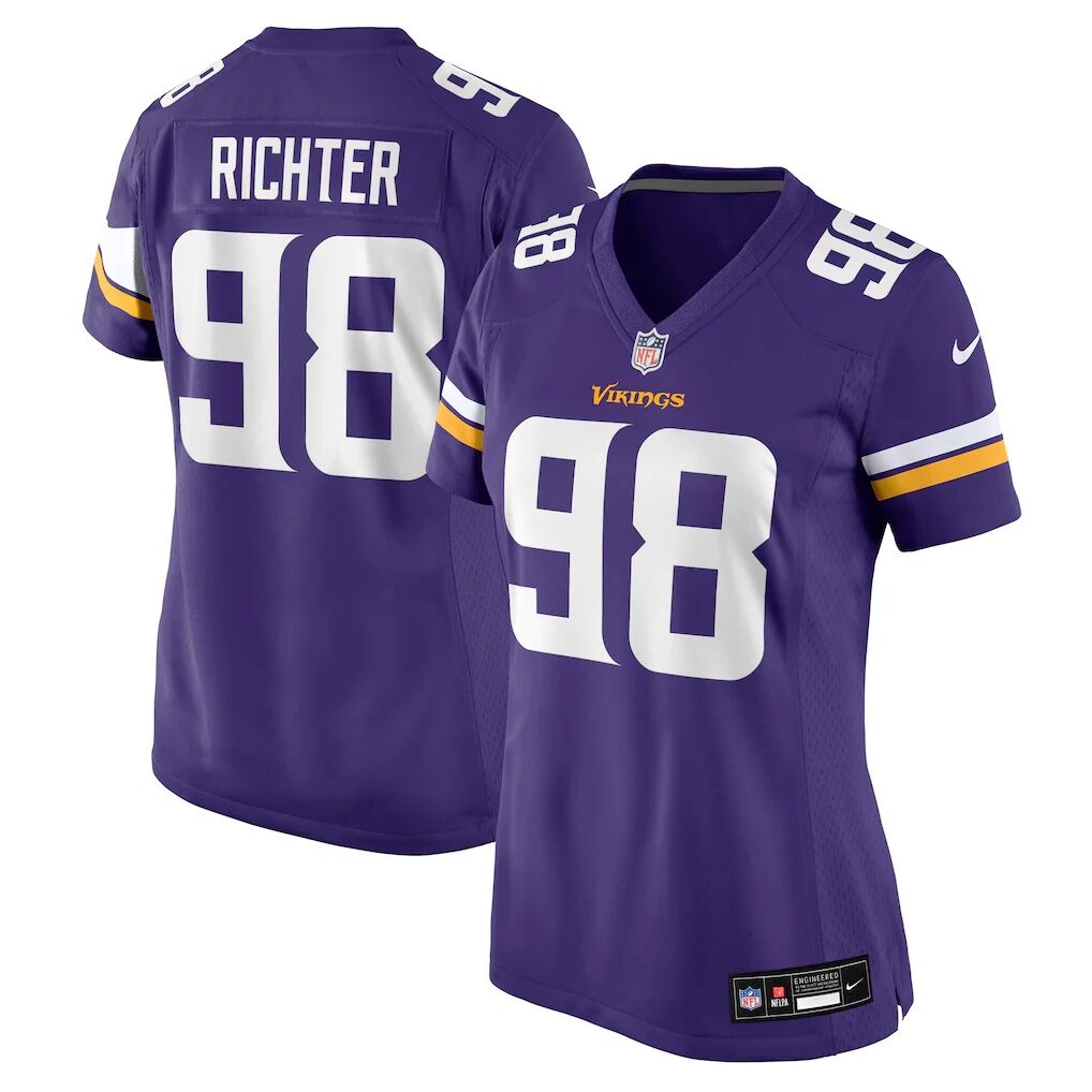 Bo Richter Minnesota Vikings Nike Women's Team Game Jersey
