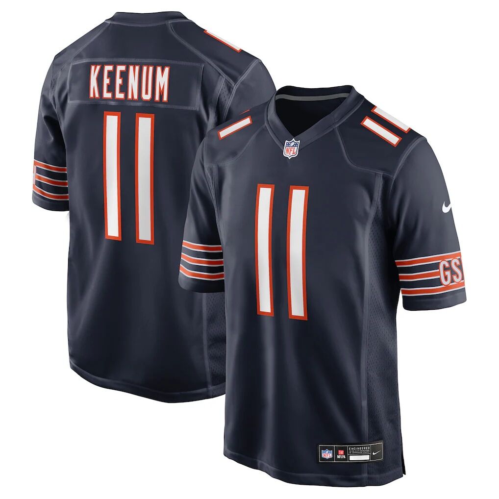 Case Keenum Chicago Bears Nike Team Game Jersey