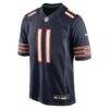 Case Keenum Chicago Bears Nike Team Game Jersey - Navy - Side View