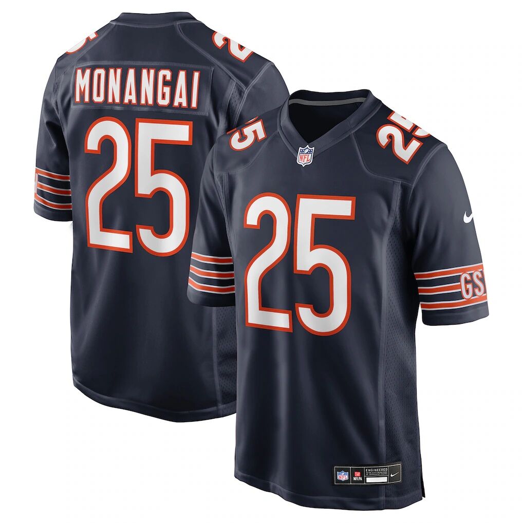 Kyle Monangai Chicago Bears Nike Team Game Jersey
