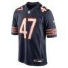 Ruben Hyppolite II Chicago Bears Nike Team Game Jersey - Navy - Side View