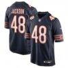 D'Marco Jackson Chicago Bears Nike Team Game Jersey - Navy - Front View