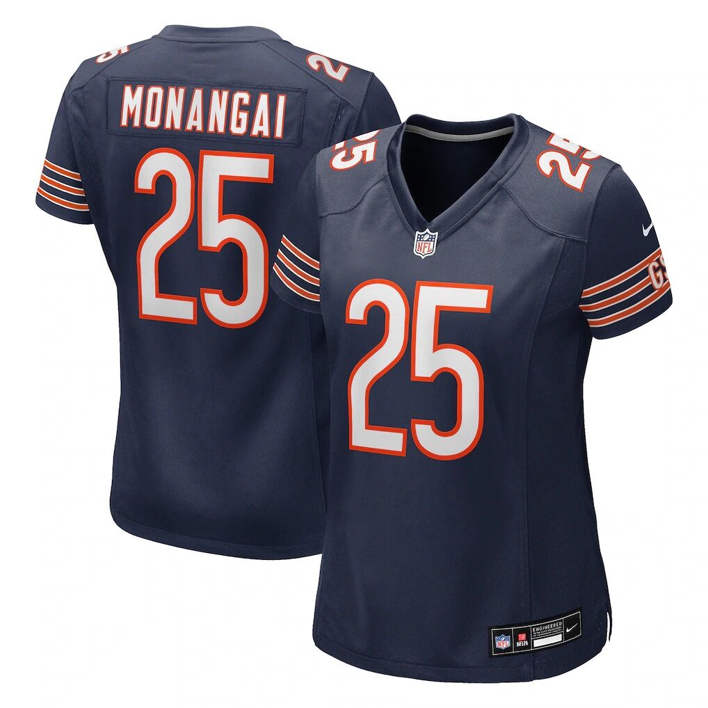 Kyle Monangai Chicago Bears Nike Women's Team Game Jersey