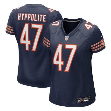 Ruben Hyppolite II Chicago Bears Nike Women's Team Game Jersey - Navy - Front View