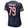 Theo Benedet Chicago Bears Nike Women's Team Game Jersey - Navy - Detail View