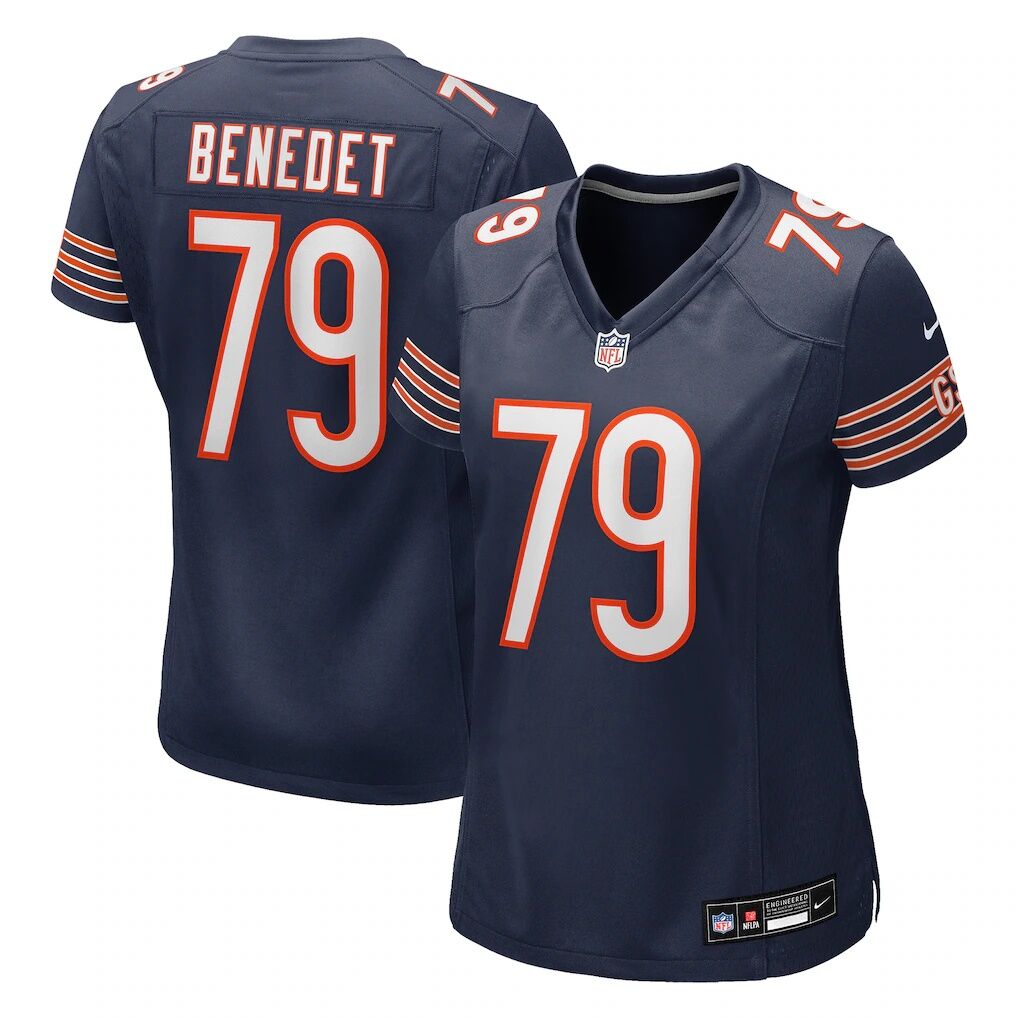 Theo Benedet Chicago Bears Nike Women's Team Game Jersey