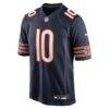 Luther Burden III Chicago Bears Nike Team Game Jersey - Navy - Side View