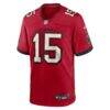 Tez Johnson Tampa Bay Buccaneers Nike Team Game Jersey - Red - Side View