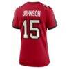 Tez Johnson Tampa Bay Buccaneers Nike Women's Team Game Jersey - Red - Detail View
