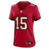 Tez Johnson Tampa Bay Buccaneers Nike Women's Team Game Jersey - Red - Side View
