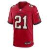 Benjamin Morrison Tampa Bay Buccaneers Nike Team Game Jersey - Red - Side View