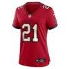 Benjamin Morrison Tampa Bay Buccaneers Nike Women's Team Game Jersey - Red - Side View