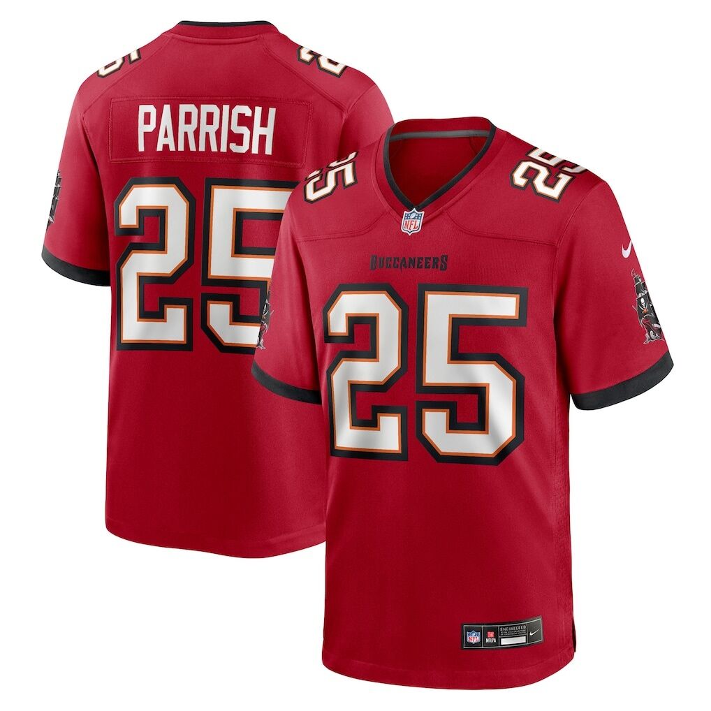 Jacob Parrish Tampa Bay Buccaneers Nike Team Game Jersey