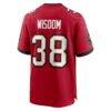 Rashad Wisdom Tampa Bay Buccaneers Nike Team Game Jersey - Red - Detail View