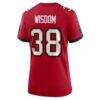 Rashad Wisdom Tampa Bay Buccaneers Nike Women's Team Game Jersey - Red - Detail View