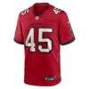 Deion Jones Tampa Bay Buccaneers Nike Team Game Jersey - Red - Side View