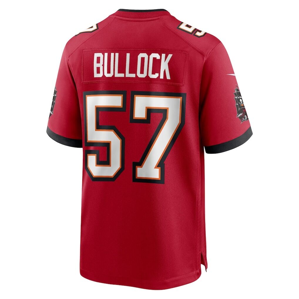 John Bullock Tampa Bay Buccaneers Nike Team Game Jersey