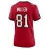 Ryan Miller Tampa Bay Buccaneers Nike Women's Team Game Jersey - Red - Detail View