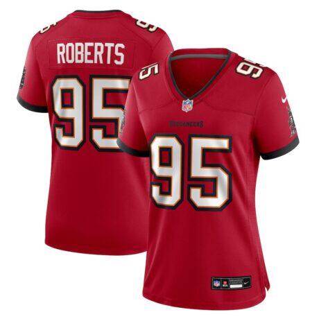 Elijah Roberts Tampa Bay Buccaneers Nike Women's Team Game Jersey - Red - Front View